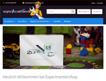 Tablet Screenshot of experimentiershop.de